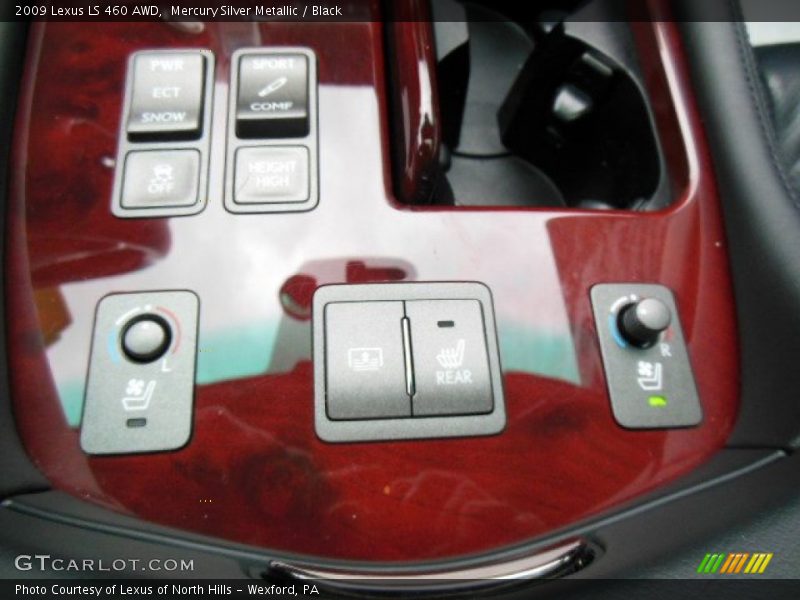 Mercury Silver Metallic / Black 2009 Lexus LS 460 AWD