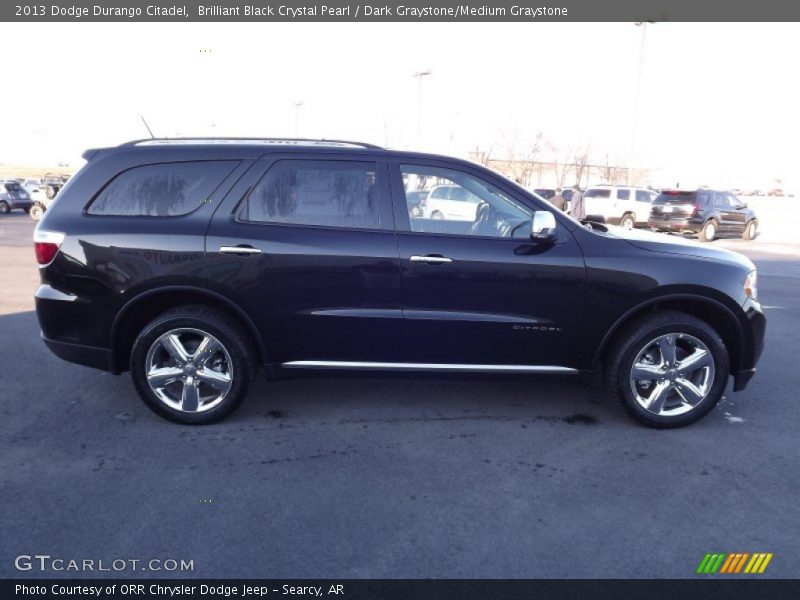 Brilliant Black Crystal Pearl / Dark Graystone/Medium Graystone 2013 Dodge Durango Citadel