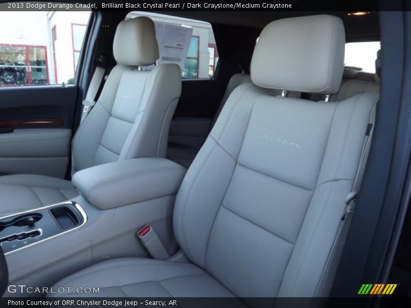 Brilliant Black Crystal Pearl / Dark Graystone/Medium Graystone 2013 Dodge Durango Citadel