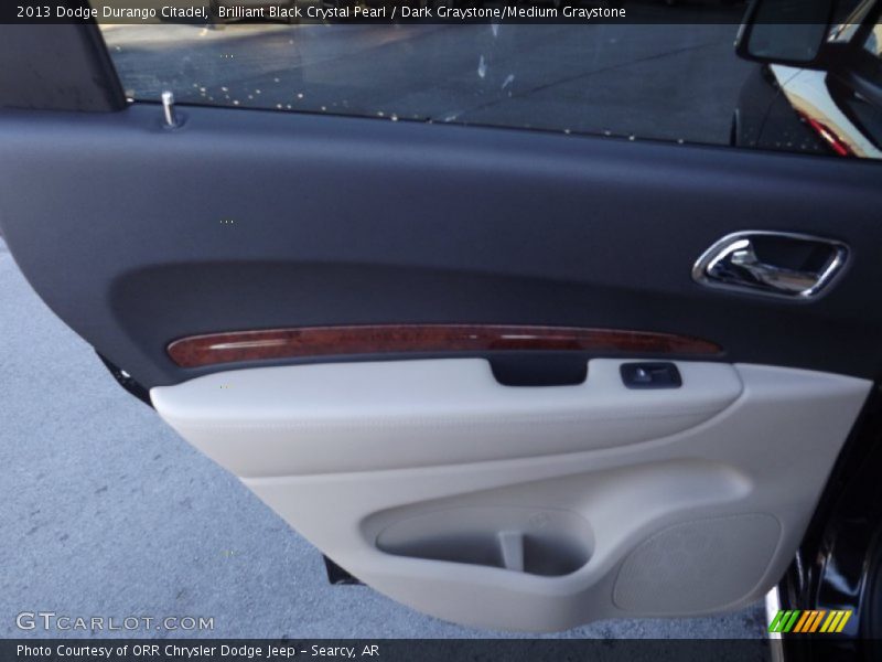 Brilliant Black Crystal Pearl / Dark Graystone/Medium Graystone 2013 Dodge Durango Citadel