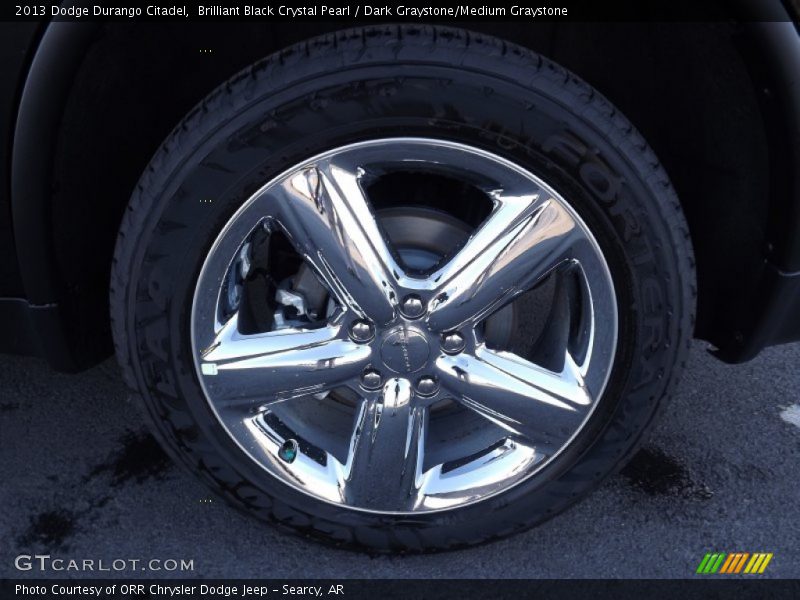 Brilliant Black Crystal Pearl / Dark Graystone/Medium Graystone 2013 Dodge Durango Citadel