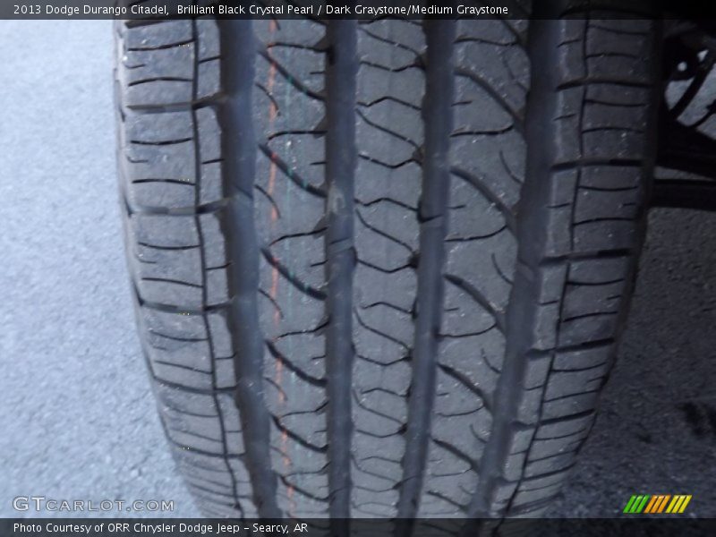 Brilliant Black Crystal Pearl / Dark Graystone/Medium Graystone 2013 Dodge Durango Citadel