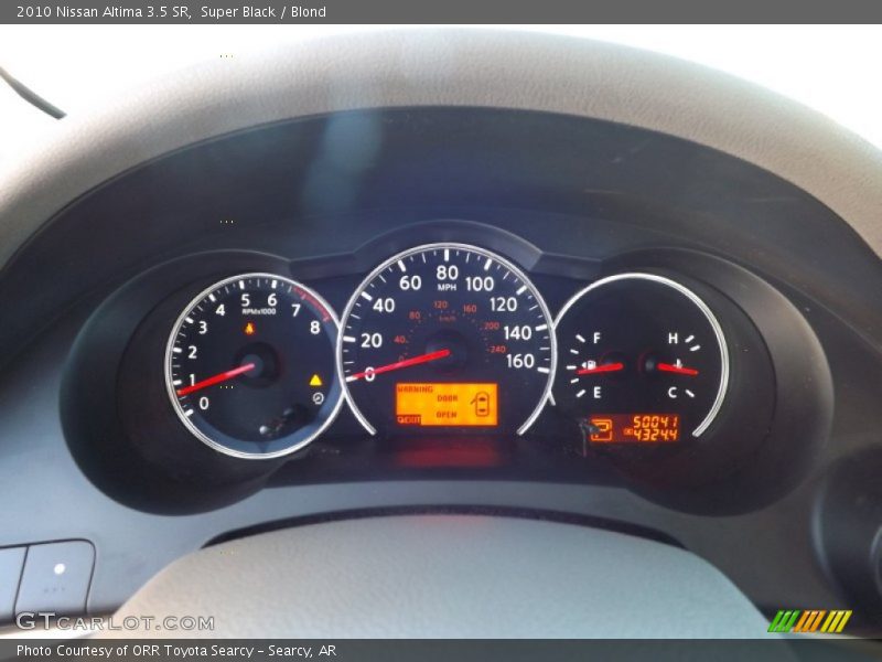 Super Black / Blond 2010 Nissan Altima 3.5 SR