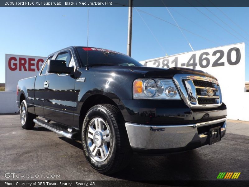 Black / Medium/Dark Flint 2008 Ford F150 XLT SuperCab