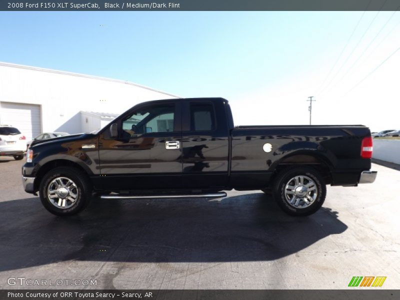 Black / Medium/Dark Flint 2008 Ford F150 XLT SuperCab