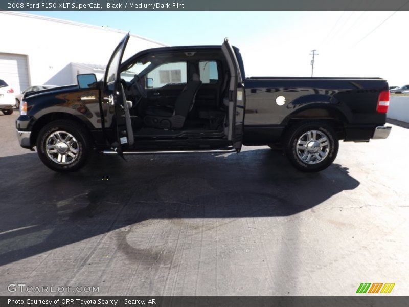 Black / Medium/Dark Flint 2008 Ford F150 XLT SuperCab
