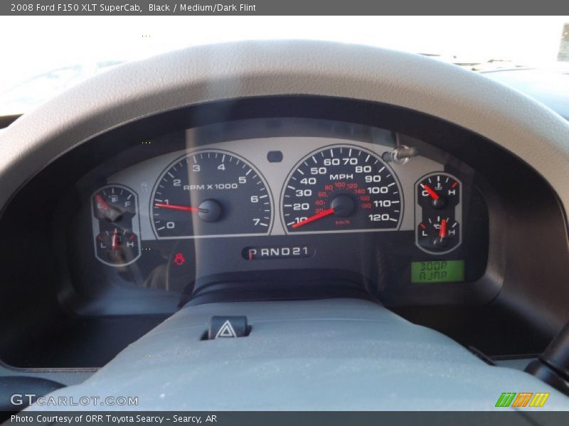 Black / Medium/Dark Flint 2008 Ford F150 XLT SuperCab