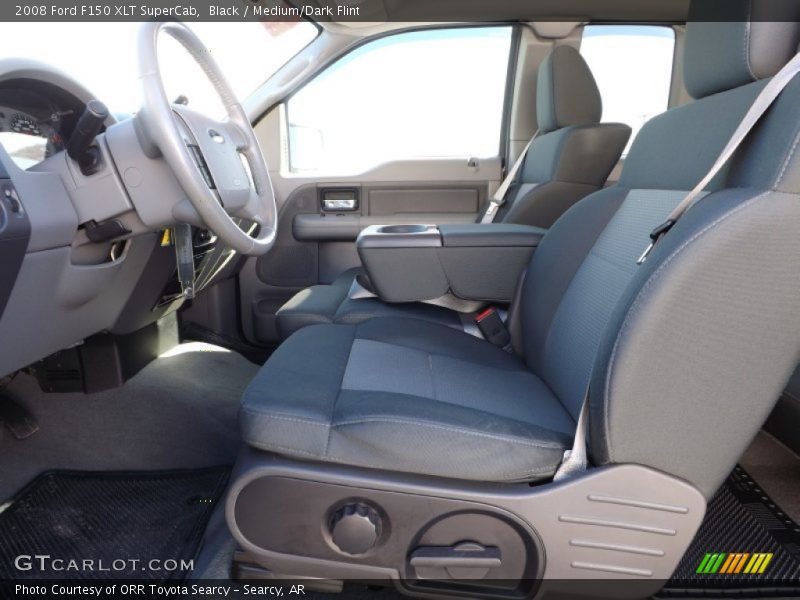 Black / Medium/Dark Flint 2008 Ford F150 XLT SuperCab