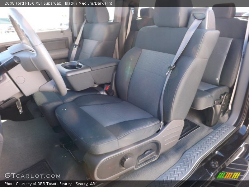 Black / Medium/Dark Flint 2008 Ford F150 XLT SuperCab