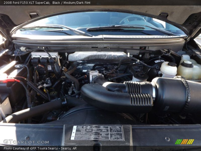 Black / Medium/Dark Flint 2008 Ford F150 XLT SuperCab