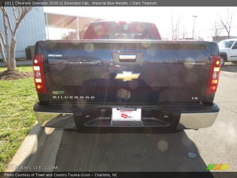 Imperial Blue Metallic / Dark Titanium 2011 Chevrolet Silverado 1500 LS Extended Cab