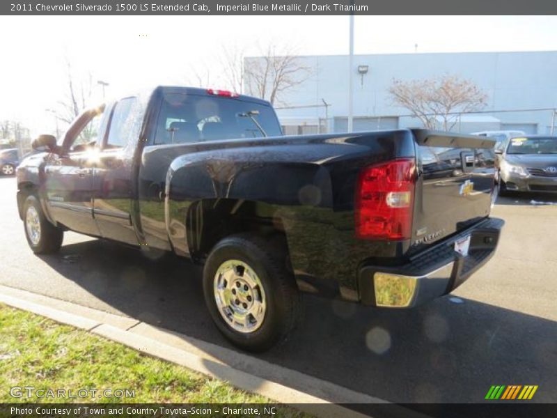 Imperial Blue Metallic / Dark Titanium 2011 Chevrolet Silverado 1500 LS Extended Cab