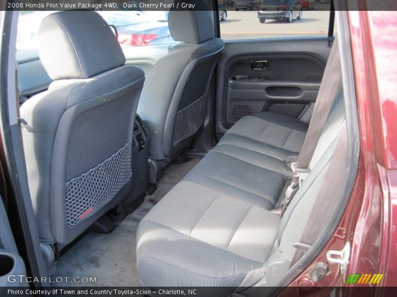 Rear Seat of 2008 Pilot Value Package 4WD