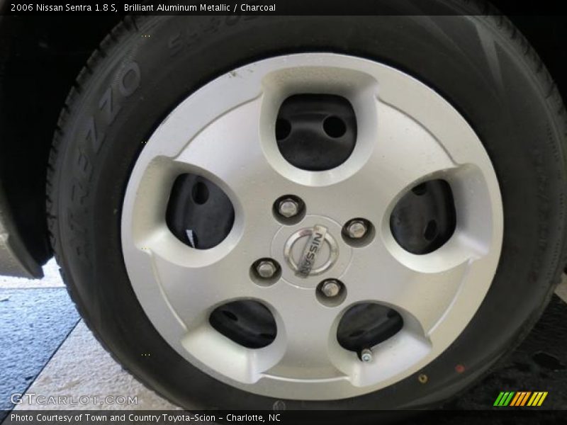 Brilliant Aluminum Metallic / Charcoal 2006 Nissan Sentra 1.8 S