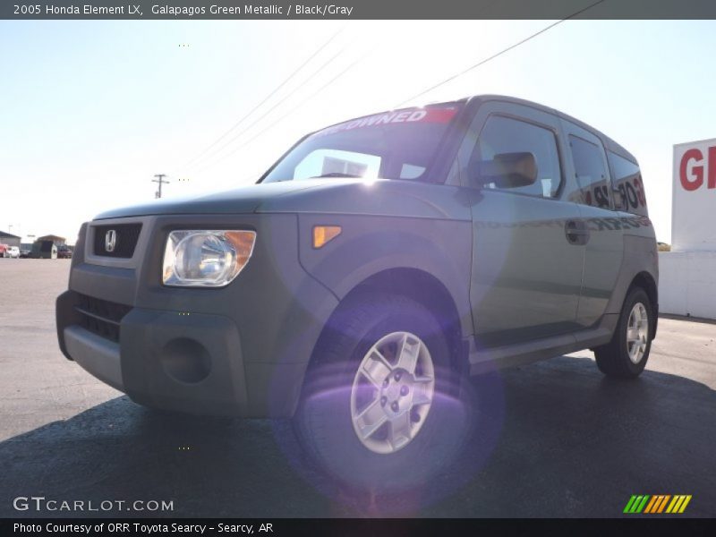 Galapagos Green Metallic / Black/Gray 2005 Honda Element LX