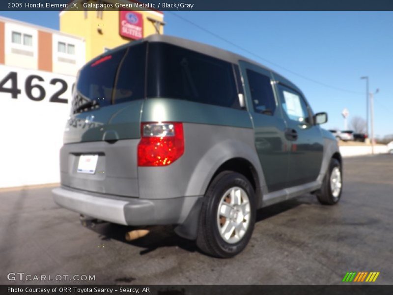 Galapagos Green Metallic / Black/Gray 2005 Honda Element LX