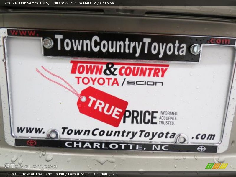 Brilliant Aluminum Metallic / Charcoal 2006 Nissan Sentra 1.8 S