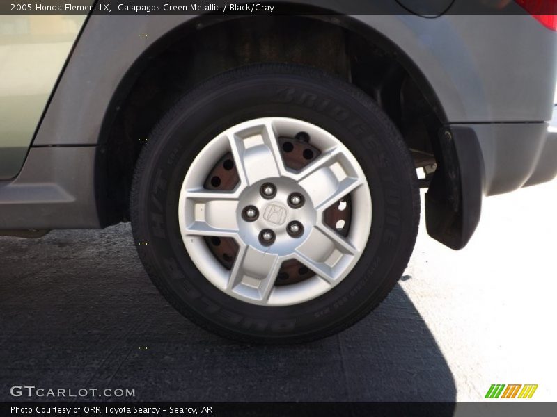 Galapagos Green Metallic / Black/Gray 2005 Honda Element LX