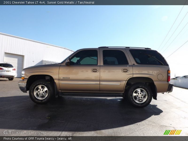 Sunset Gold Metallic / Tan/Neutral 2001 Chevrolet Tahoe LT 4x4