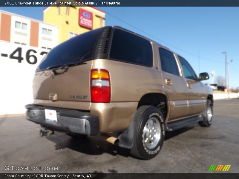 Sunset Gold Metallic / Tan/Neutral 2001 Chevrolet Tahoe LT 4x4