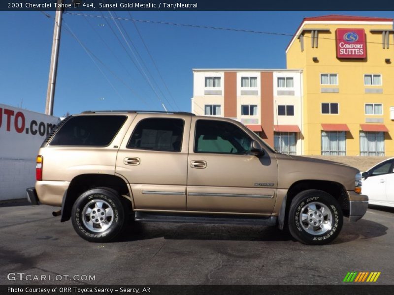 Sunset Gold Metallic / Tan/Neutral 2001 Chevrolet Tahoe LT 4x4