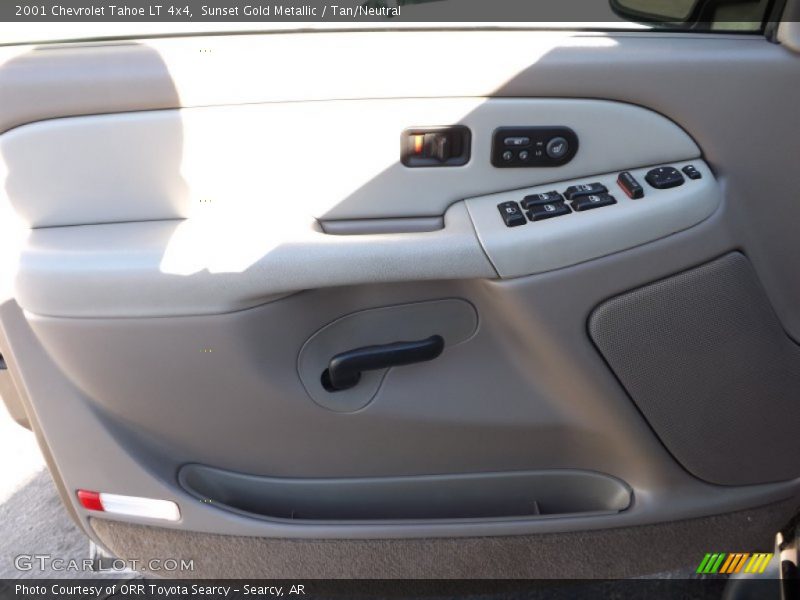 Sunset Gold Metallic / Tan/Neutral 2001 Chevrolet Tahoe LT 4x4