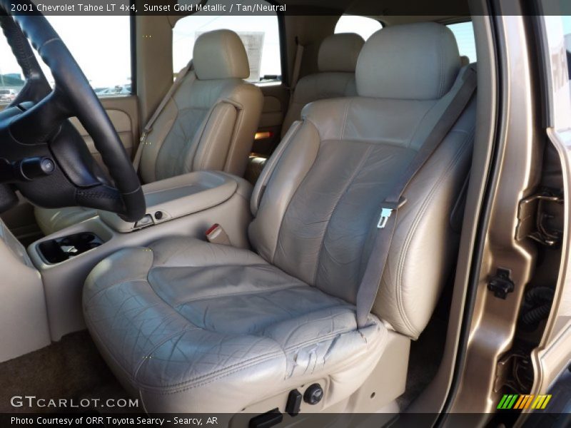 Sunset Gold Metallic / Tan/Neutral 2001 Chevrolet Tahoe LT 4x4