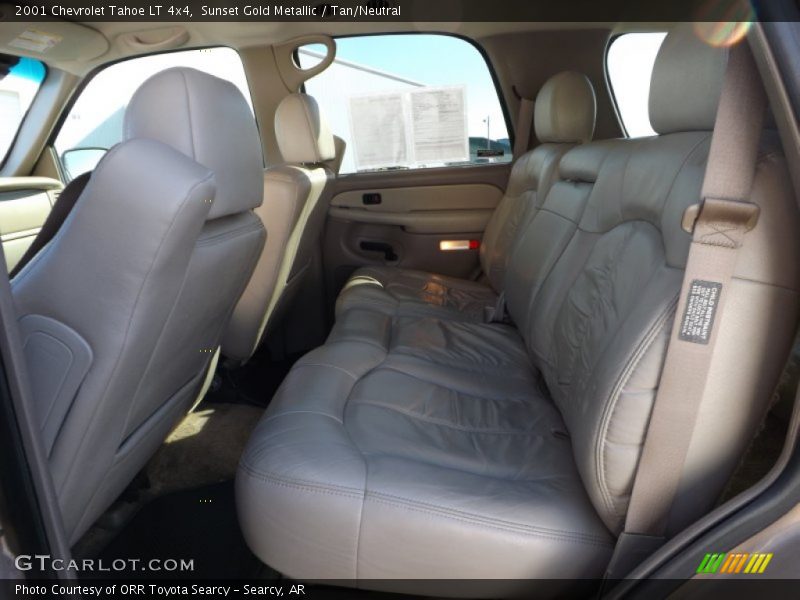 Sunset Gold Metallic / Tan/Neutral 2001 Chevrolet Tahoe LT 4x4