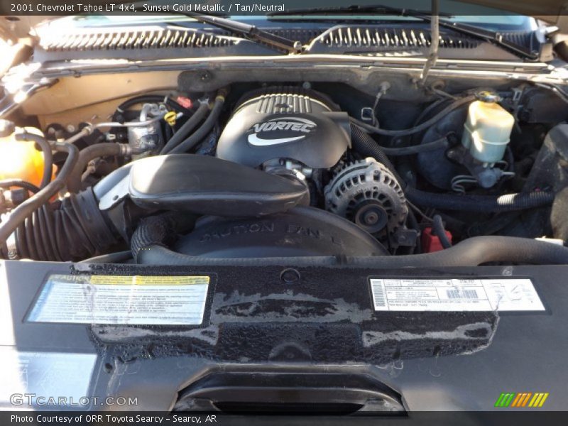 Sunset Gold Metallic / Tan/Neutral 2001 Chevrolet Tahoe LT 4x4