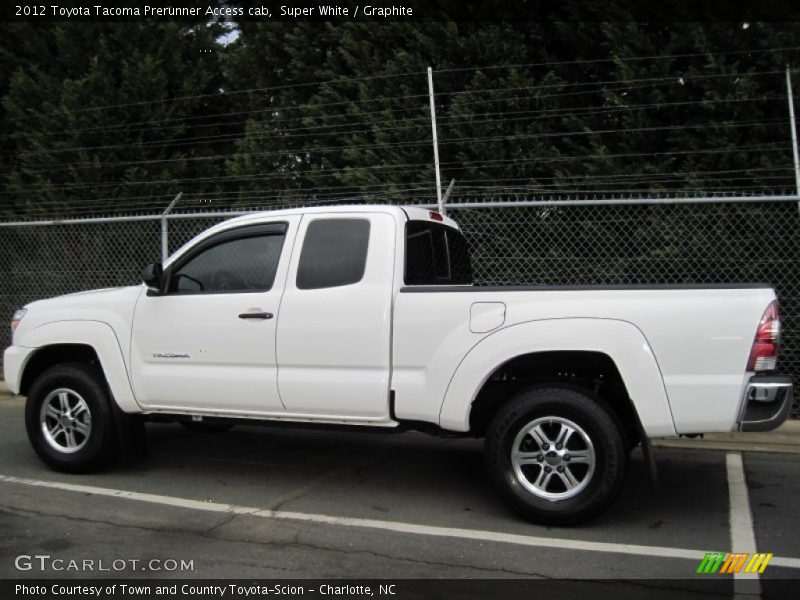 Super White / Graphite 2012 Toyota Tacoma Prerunner Access cab