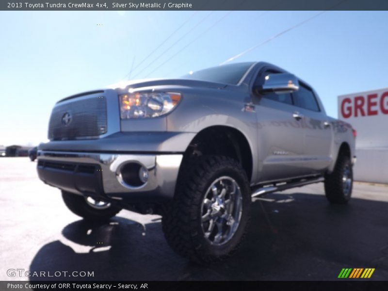 Silver Sky Metallic / Graphite 2013 Toyota Tundra CrewMax 4x4