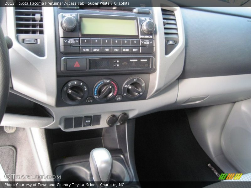 Super White / Graphite 2012 Toyota Tacoma Prerunner Access cab