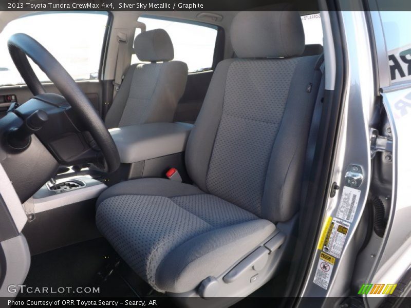 Silver Sky Metallic / Graphite 2013 Toyota Tundra CrewMax 4x4