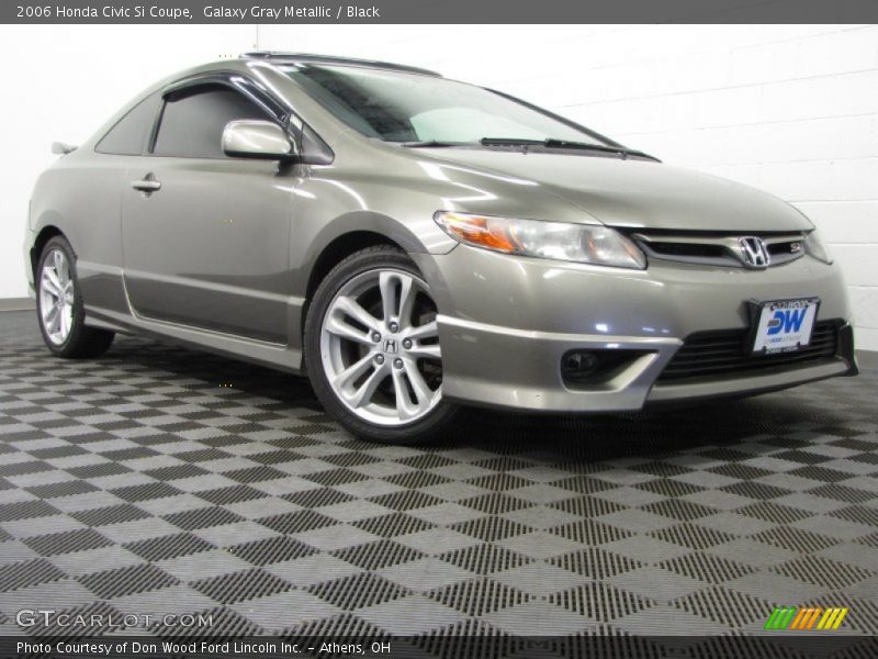 Galaxy Gray Metallic / Black 2006 Honda Civic Si Coupe
