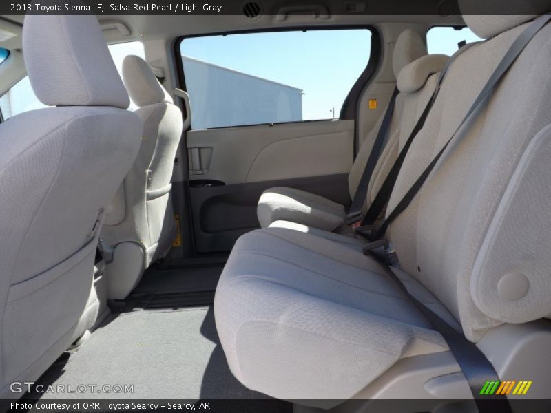 Salsa Red Pearl / Light Gray 2013 Toyota Sienna LE