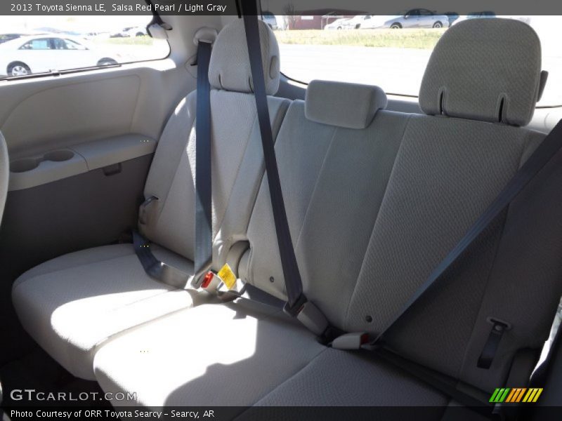 Salsa Red Pearl / Light Gray 2013 Toyota Sienna LE
