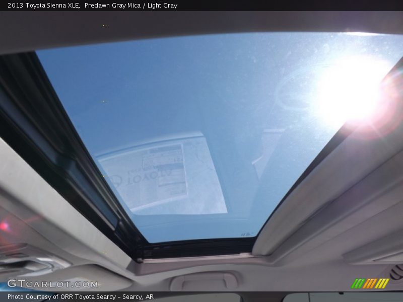 Predawn Gray Mica / Light Gray 2013 Toyota Sienna XLE