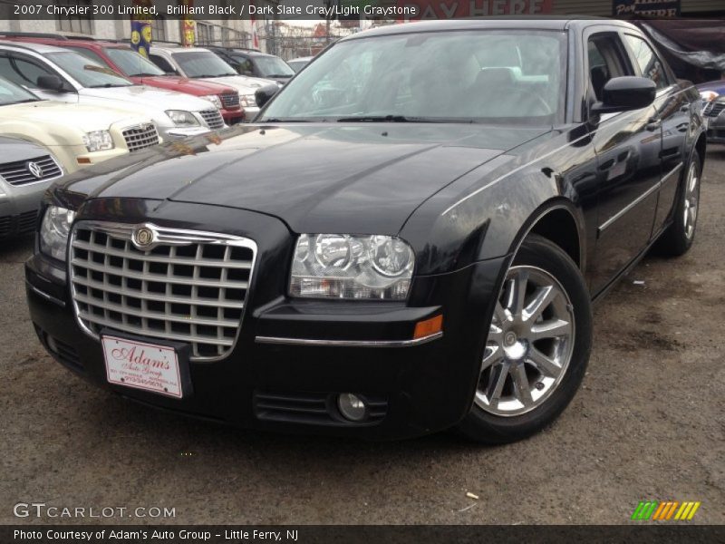 Brilliant Black / Dark Slate Gray/Light Graystone 2007 Chrysler 300 Limited