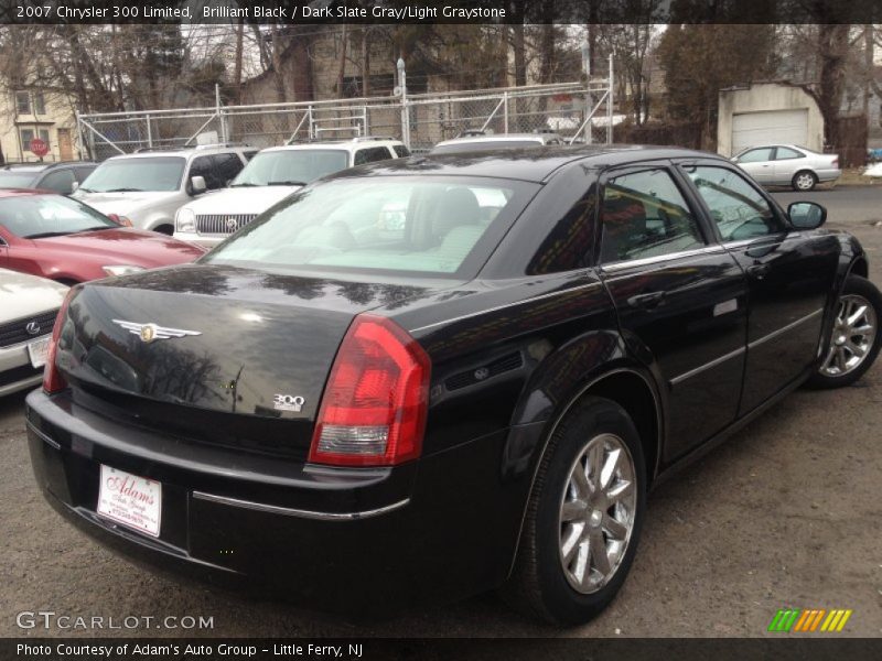 Brilliant Black / Dark Slate Gray/Light Graystone 2007 Chrysler 300 Limited