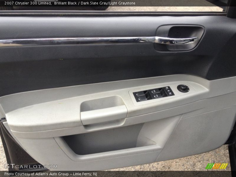 Brilliant Black / Dark Slate Gray/Light Graystone 2007 Chrysler 300 Limited