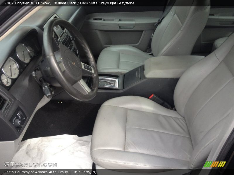 Brilliant Black / Dark Slate Gray/Light Graystone 2007 Chrysler 300 Limited