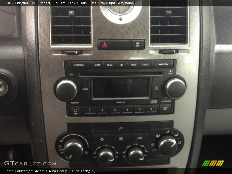 Brilliant Black / Dark Slate Gray/Light Graystone 2007 Chrysler 300 Limited