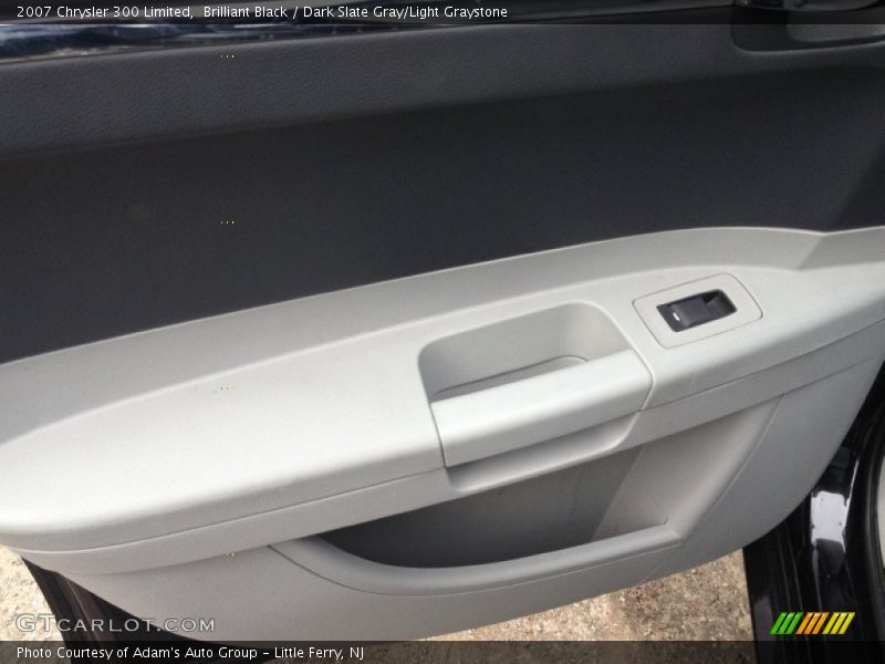 Brilliant Black / Dark Slate Gray/Light Graystone 2007 Chrysler 300 Limited