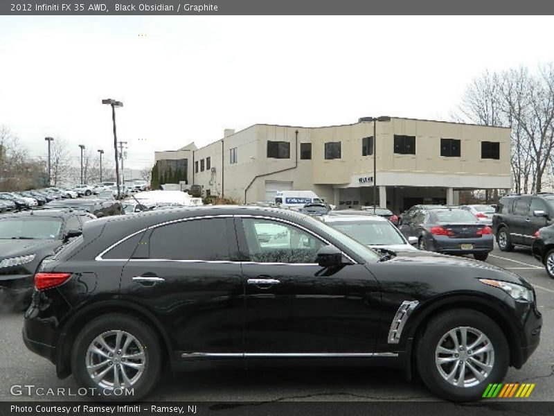 Black Obsidian / Graphite 2012 Infiniti FX 35 AWD