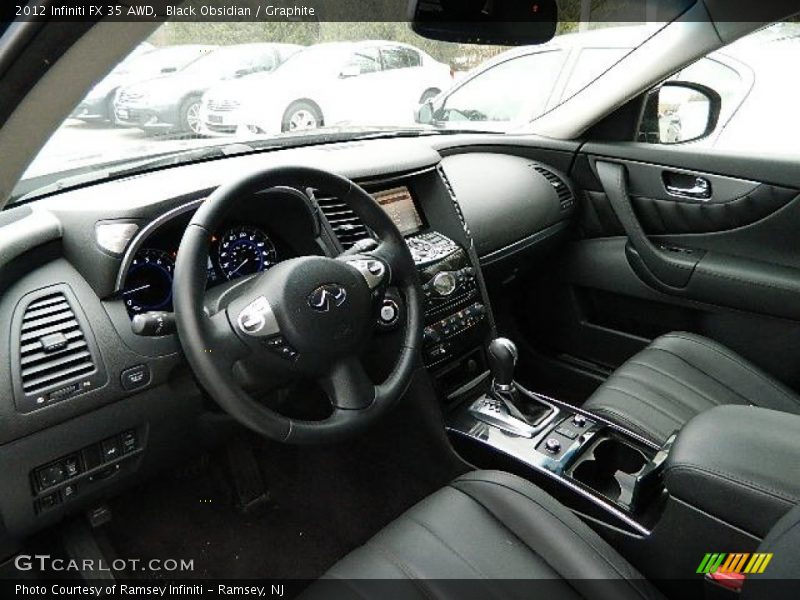 Black Obsidian / Graphite 2012 Infiniti FX 35 AWD