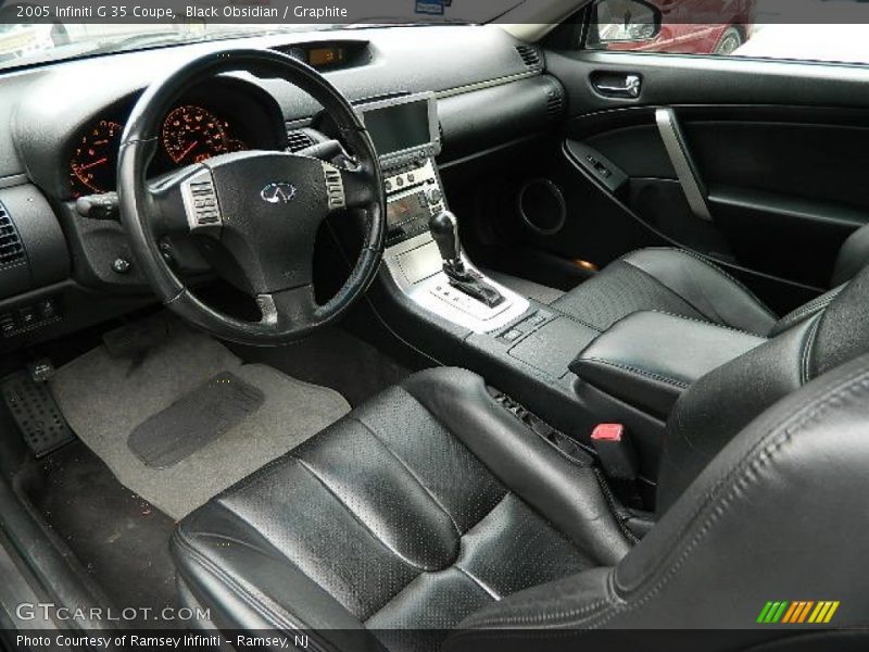 Black Obsidian / Graphite 2005 Infiniti G 35 Coupe