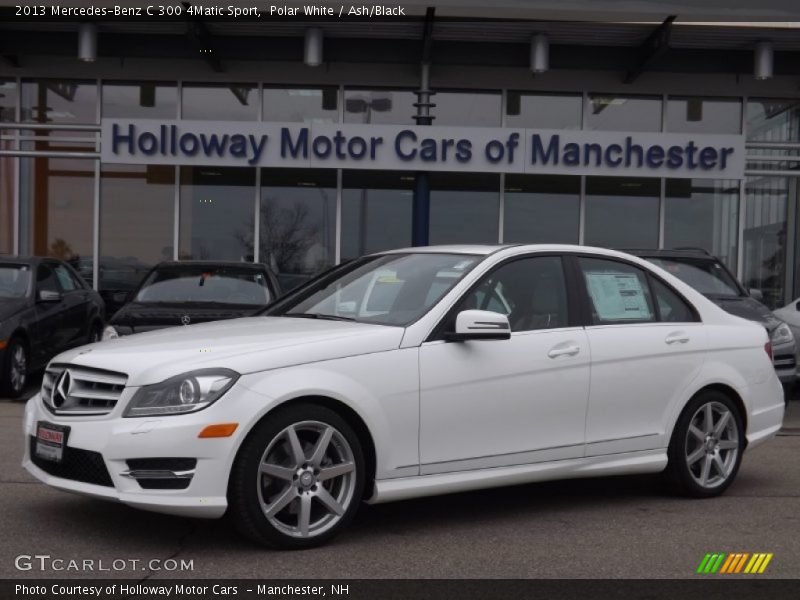 Polar White / Ash/Black 2013 Mercedes-Benz C 300 4Matic Sport