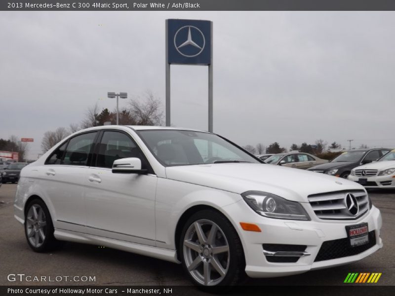 Front 3/4 View of 2013 C 300 4Matic Sport