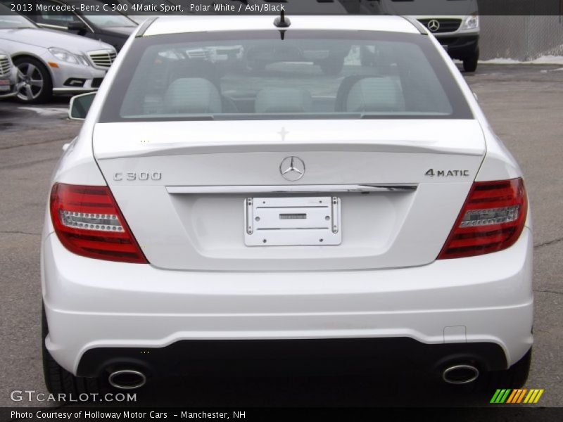 Polar White / Ash/Black 2013 Mercedes-Benz C 300 4Matic Sport