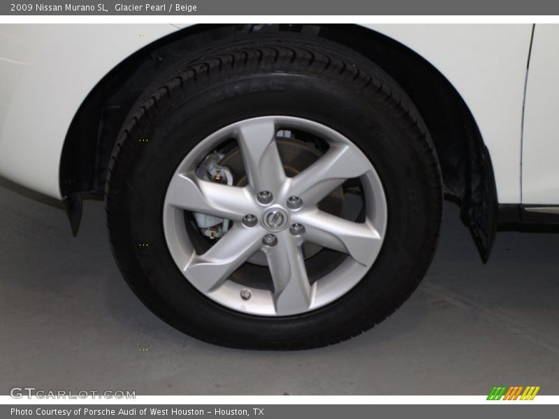 Glacier Pearl / Beige 2009 Nissan Murano SL